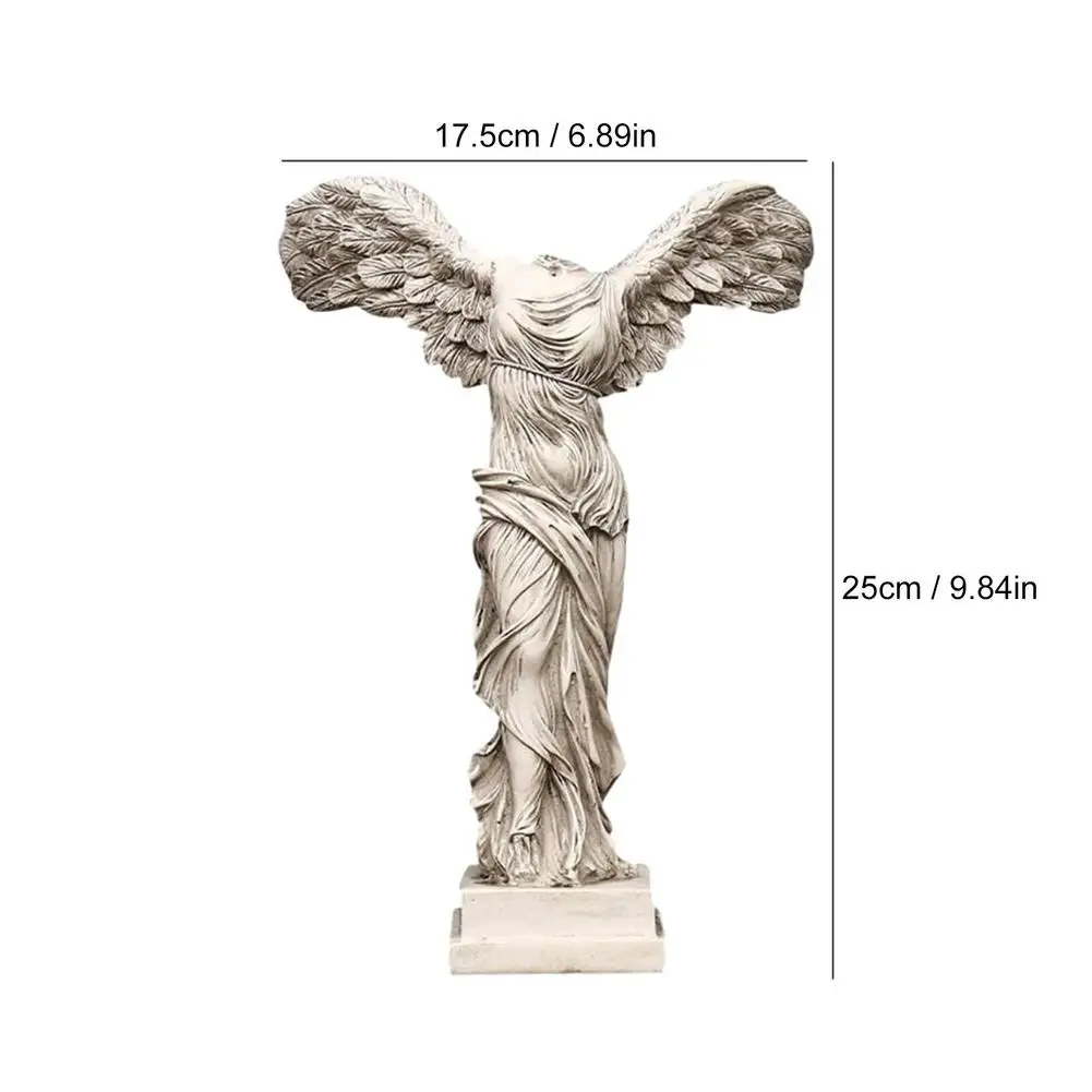

European Victory Goddess Figures Sculpture Resin Crafts Home Decoration Retro Abstract Goddess Statues Ornaments Business Gifts
