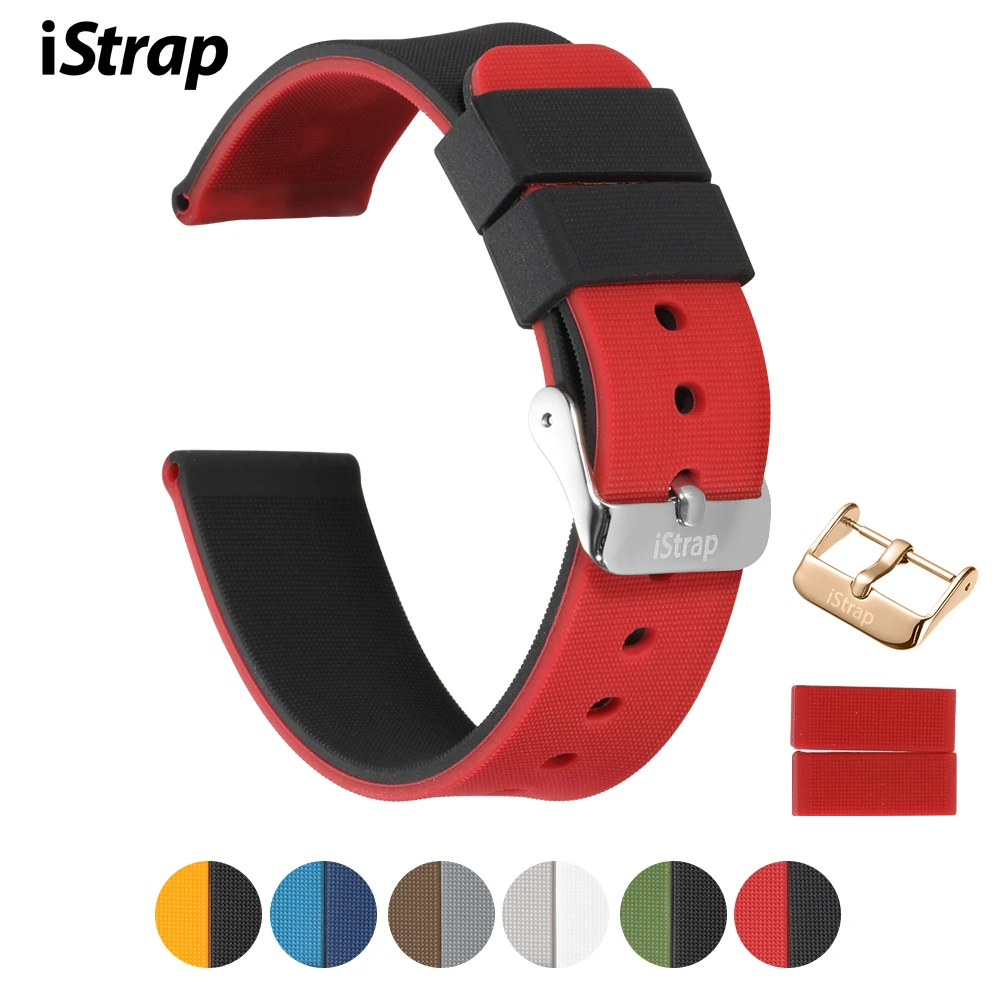 Силиконовый ремешок для наручных часов 20 мм 22 мм|Ремешки часов| |