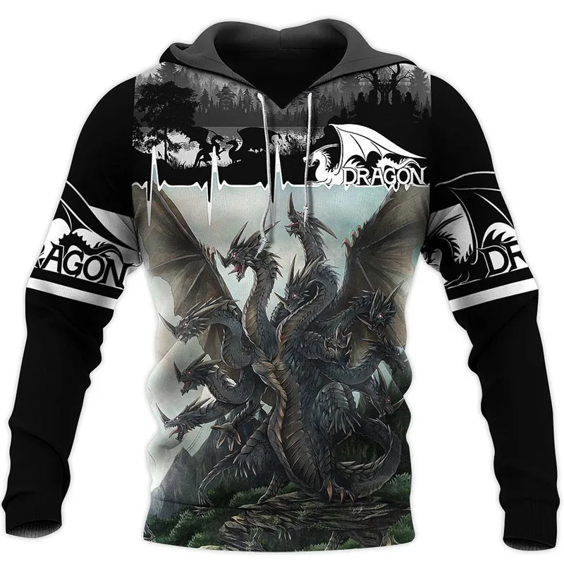 

New style men's pullover beautiful dragon 3D printing fashion casual zipper hoodie men and women's street sweatshirt/hoodie 908