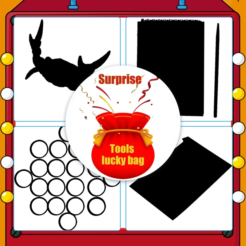 

Lucky Mystery Boxes Office Supplies, a Chance to Open: Such as Sticky Notes,Shelf,Drawing Book, Printing Pen Line, More