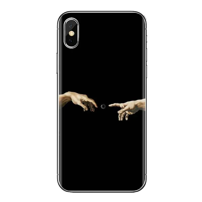 Мягкие чехлы для samsung Galaxy S2 S3 S4 S5 MINI S6 S7 edge S8 S9 Plus Note 2 3 4 5 8 Coque Fundas Mona Lisa Art David Line |