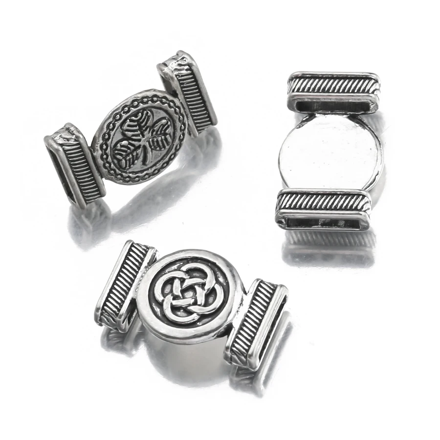 Круглые Китайские бусины-слайдеры 10*2 мм плоский кожаный шнур аксессуары для