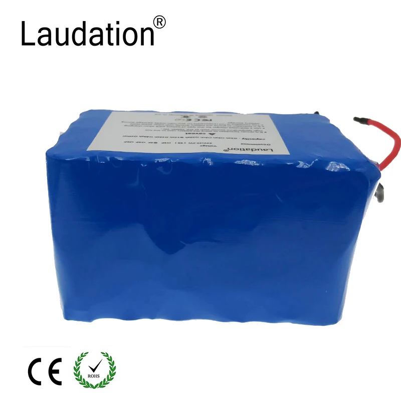 Laudation 24V 10ah литиевая батарея электрического велосипеда 6S 5P 25 2 V 10000mah Высокое