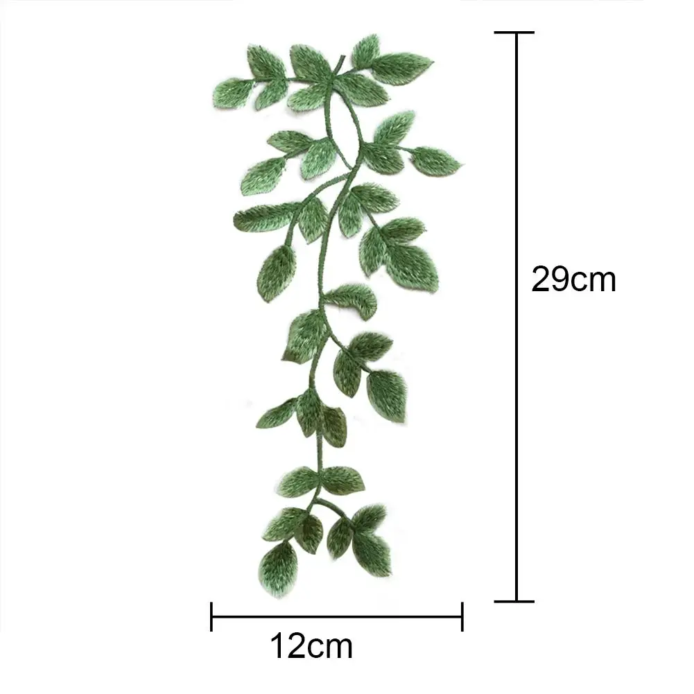 Аксессуары для шитья кружева 2 шт. зеленый вышитый кружевной цветок стикер