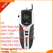 precision Rechargeable High ptical power meter G7 Color LCD Screen fiber optic power meter with flash light OPM 2020 NEW