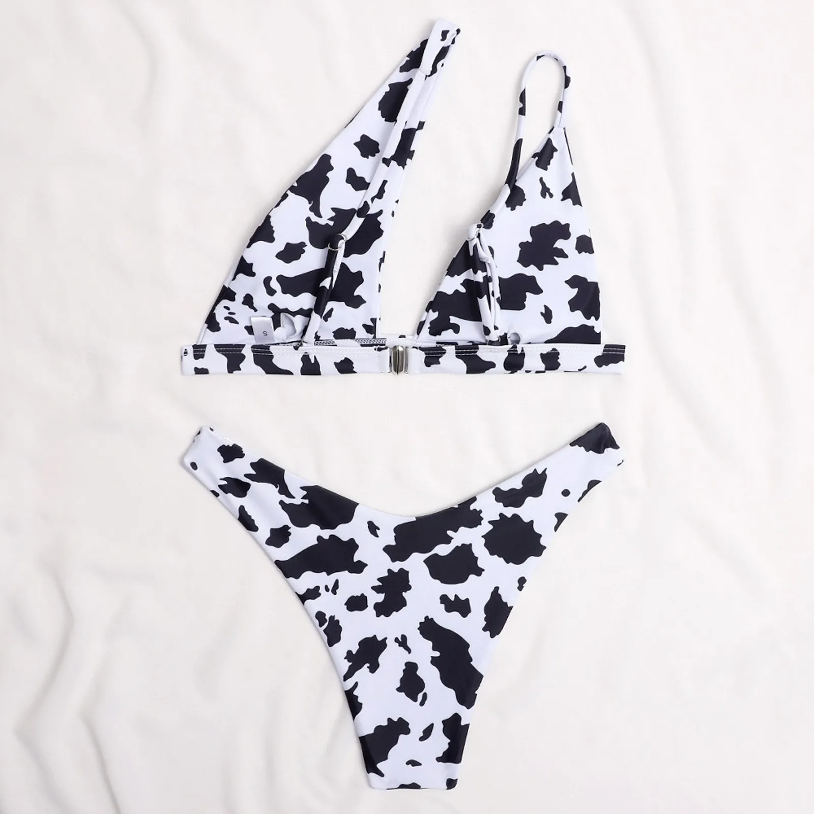 

High Waist Bikini 2021 Bikini Women Push Up Swimsuit Women Printed Swimwear Tie Dye Biquini Halter Summer Swim Beachwear