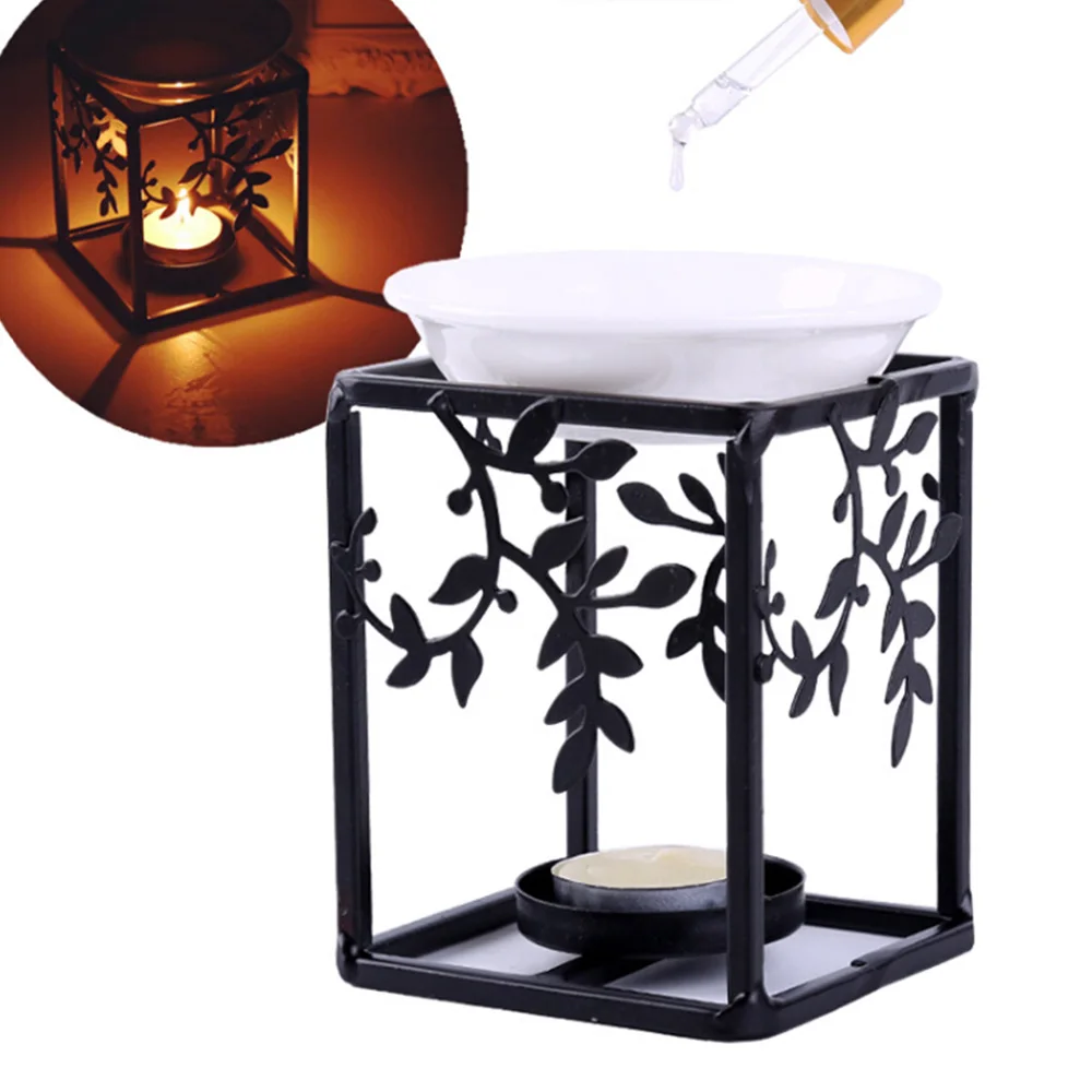 Geometric Design Aromatherapy Oil Burner Candle Holders Lamp Decorations Exquisite Stylish Living Room For Wall Table | Дом и сад