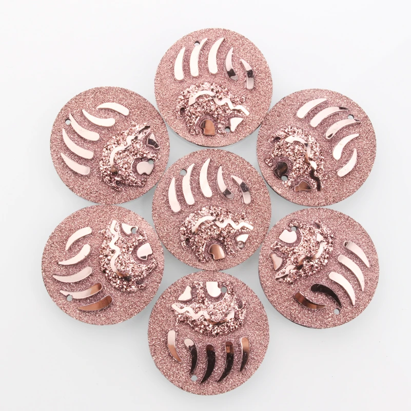 Искусственные драгоценные камни с плоской задней стороной из тайдиана кабошон