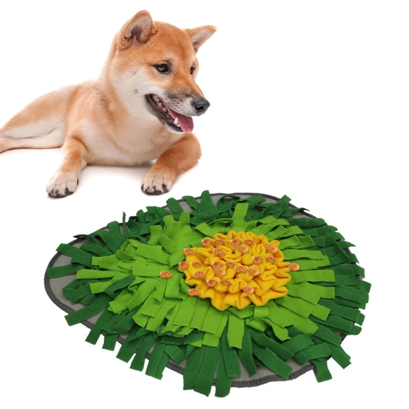 

Snuffle Mat Pet Dog Feeding Mat, Durable Interactive Dog Toys Encourages Natural Foraging Skills