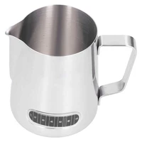 600ml stainless steel frothing cup milk coffee frothing pitcher with thermometer sticker prensa francesa cafe