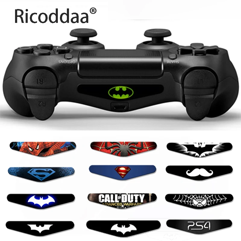 Пользовательские 4 шт. игровая световая панель для PS4 Геймпад Виниловые наклейки
