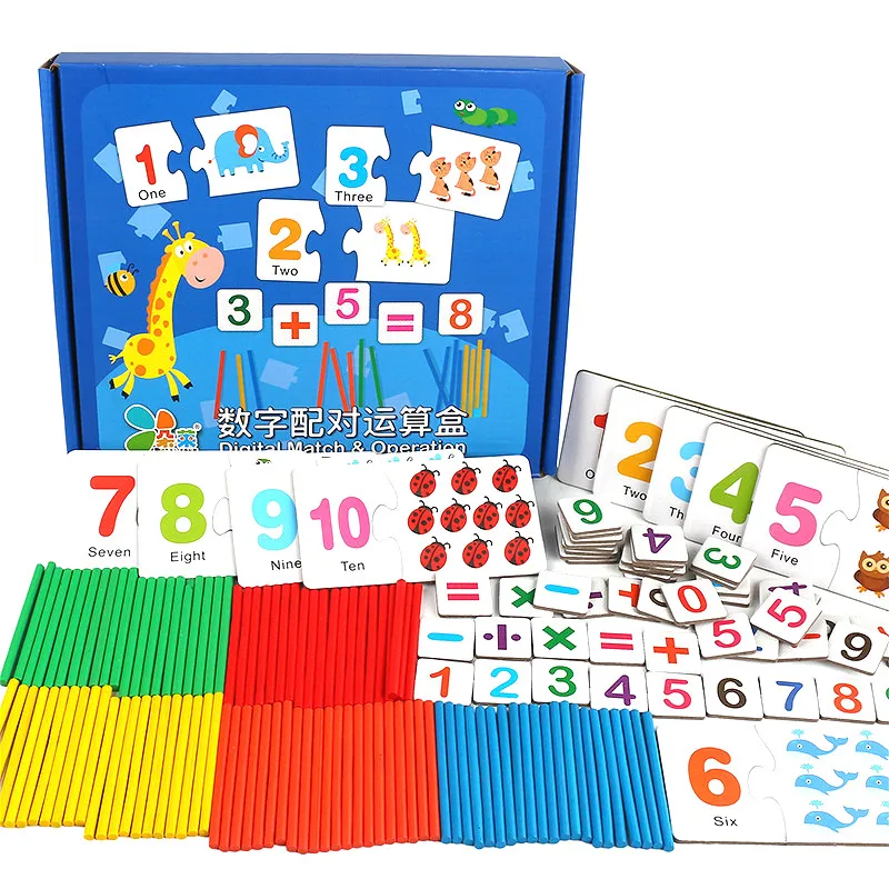 Цифровая игра головоломка с цифрами обучающая игрушка математическое обучение