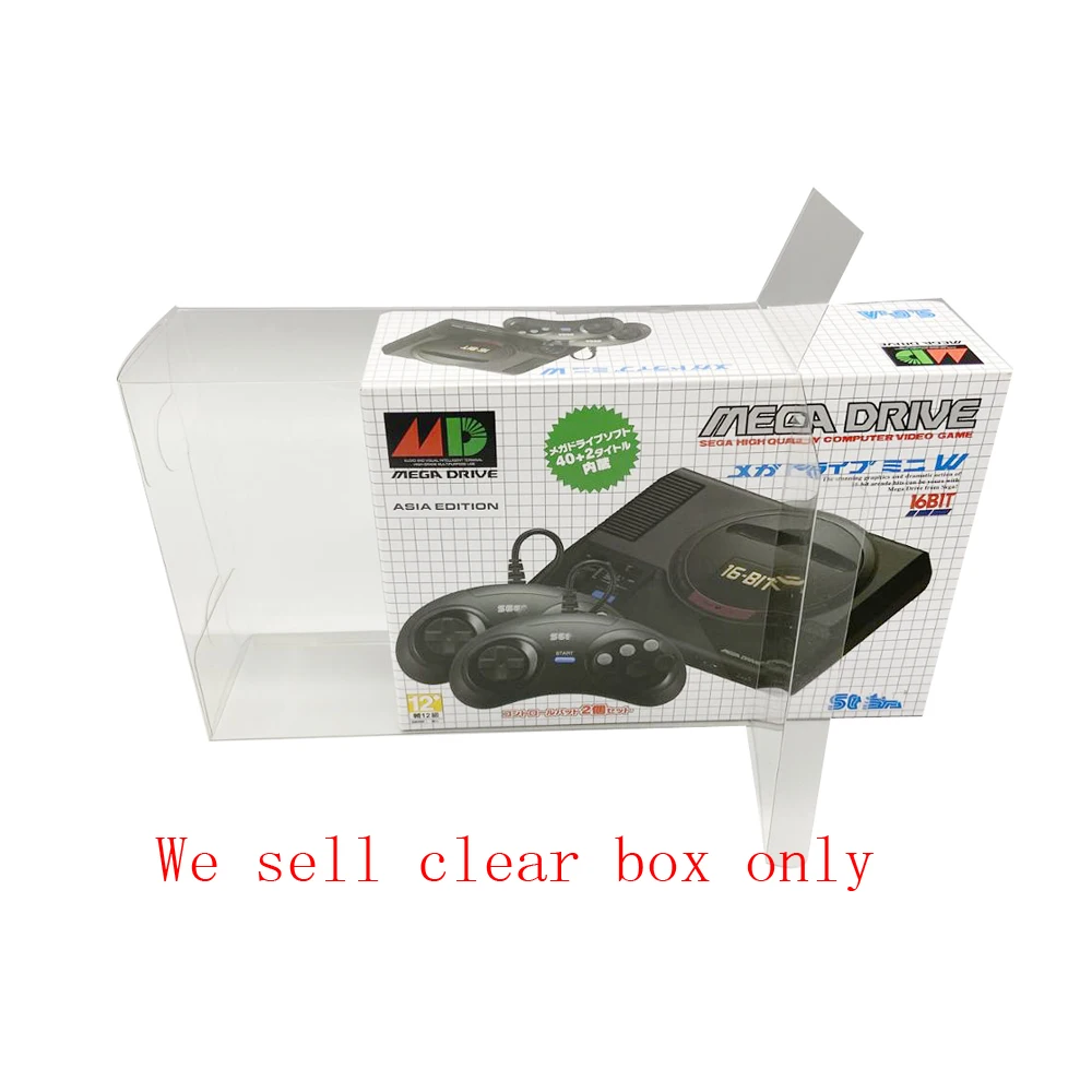 

Protecive box cover For sega MD mini for Genesis mini game console storage box display box for Japan version console