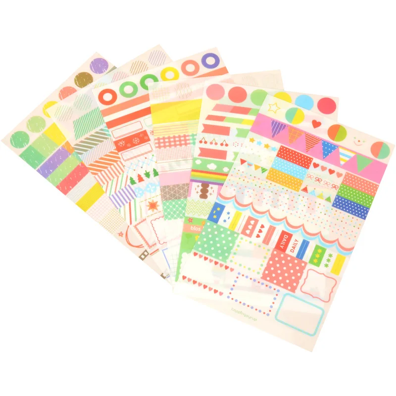 6 шт./упак. девочек DIY милые Скрапбукинг клей точка наклейки Подарочная открытка