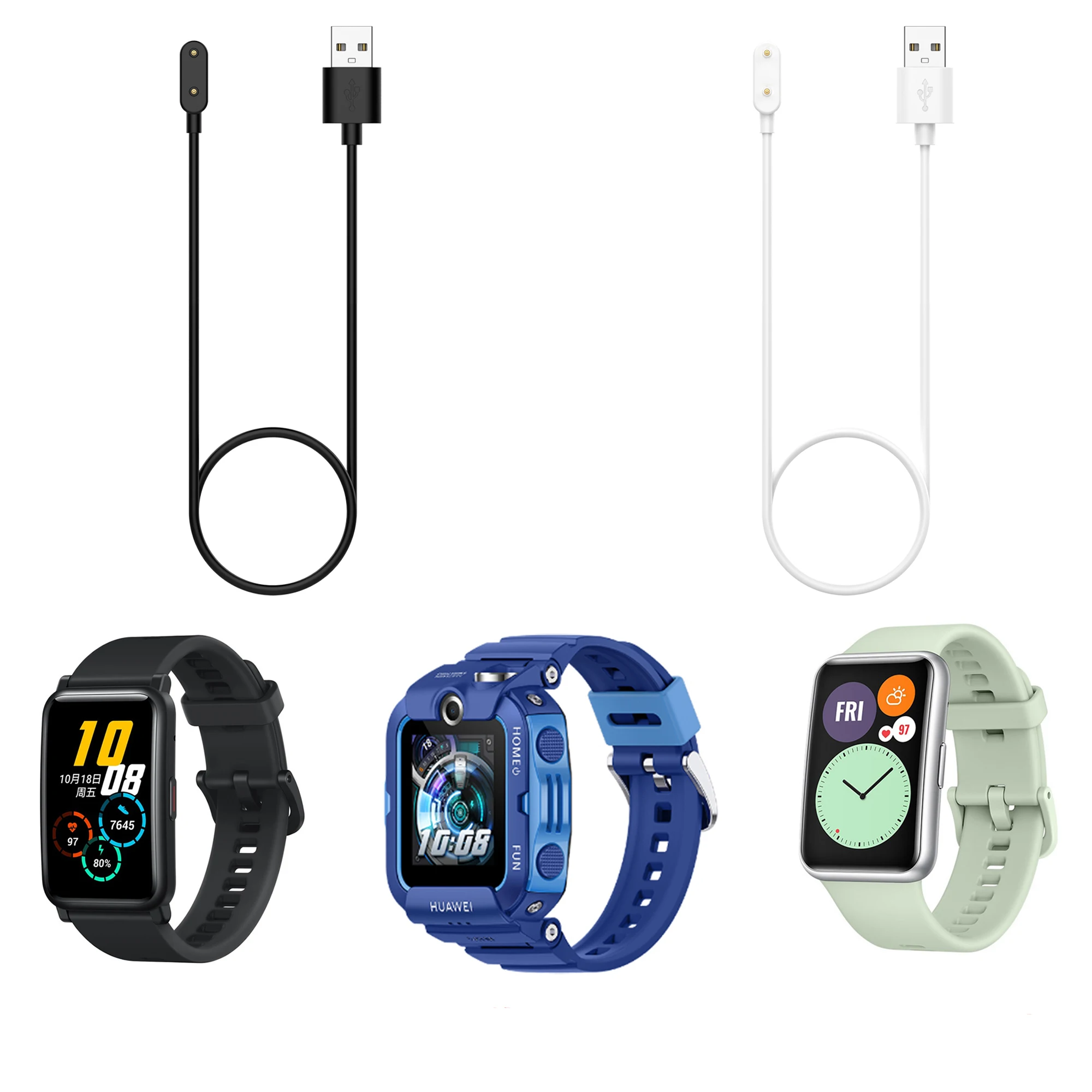 Смарт-часы для Huawei Watch Fit/Детские часы 4X/Honor ES/Huawei Band 6 зарядное устройство
