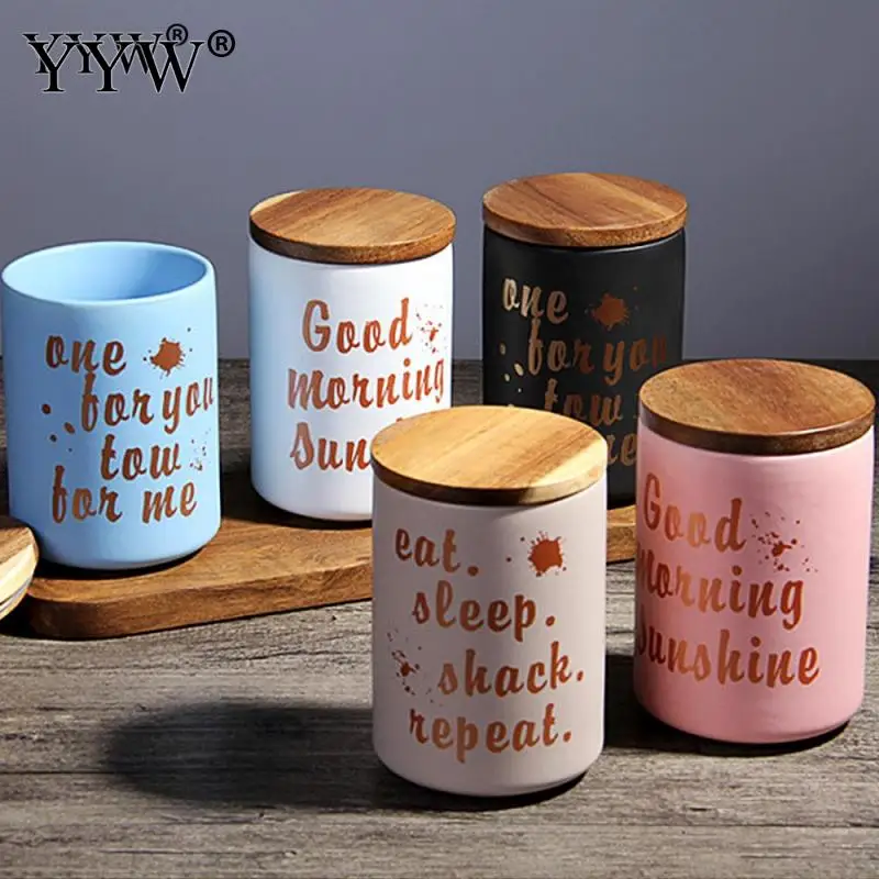 Банки с надписью для хранения специй кофейных зерен контейнер еды оптом банки в