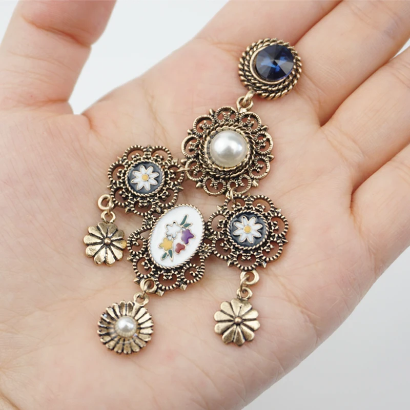 M & G искусственный жемчуг цветы Женская яркая голубая