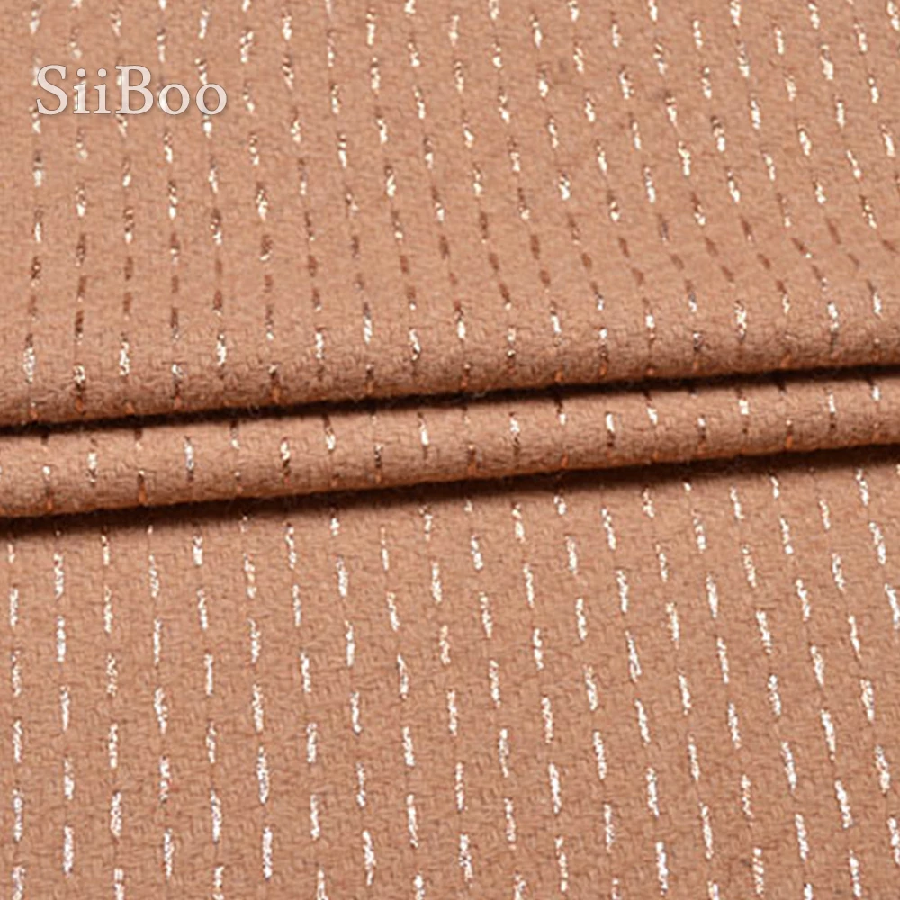 Шерстяная ткань в полоску британском стиле роскошный металлик для осенне-зимних