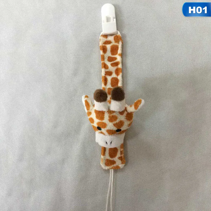01 Милое плюшевое Детское Зубное кольцо держатель ниппель цепь BabyTeether цепочка игрушечная пустышка держатель цепочка пустышка зажим пустышка цепь - Цвет: 01
