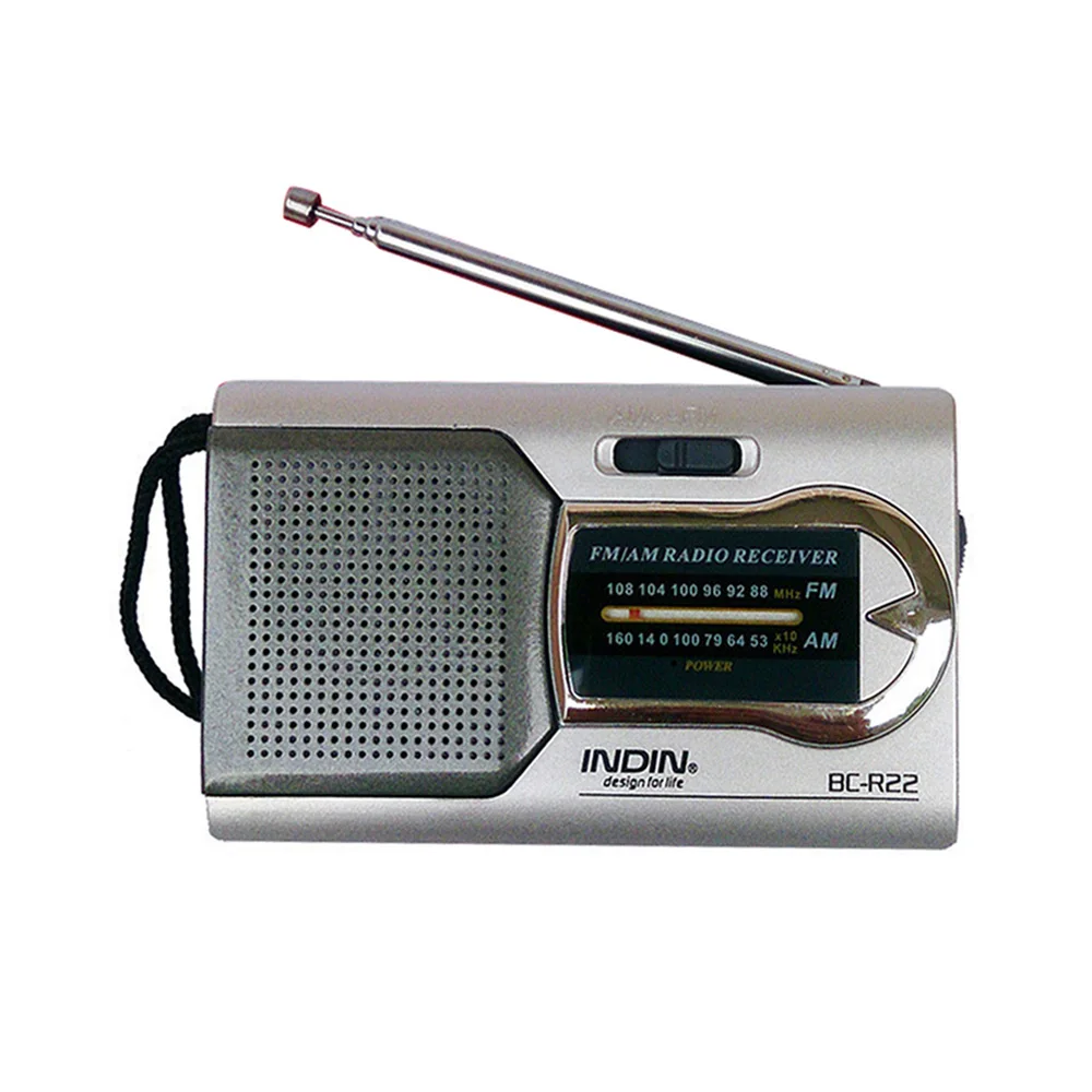 INDIN BC-R22 AM / FM двухдиапазонный мини-радиоприемник портативный музыкальный плеер
