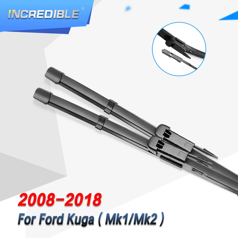 Невероятные щетки стеклоочистителя для Ford Kuga Mk1 / Mk2 Fit Pinch Tab Arms/модели кнопок с 2008