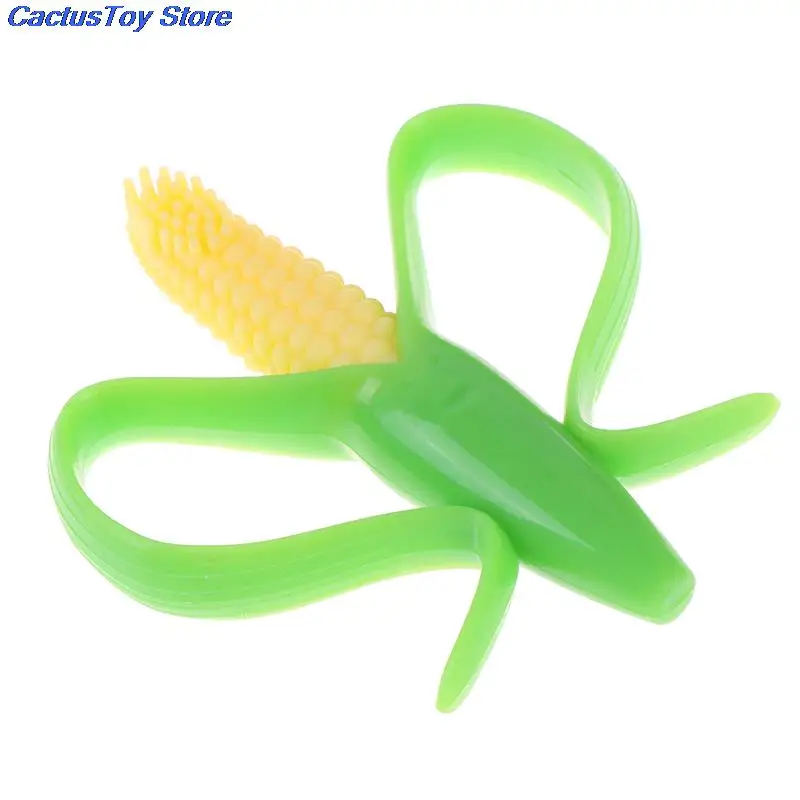 Baby Banana Corn Toddle Teething Chew Toys Silicone Teether Training Toothbrush for Infant Chewing Newborn Safe Gifts | Мать и ребенок