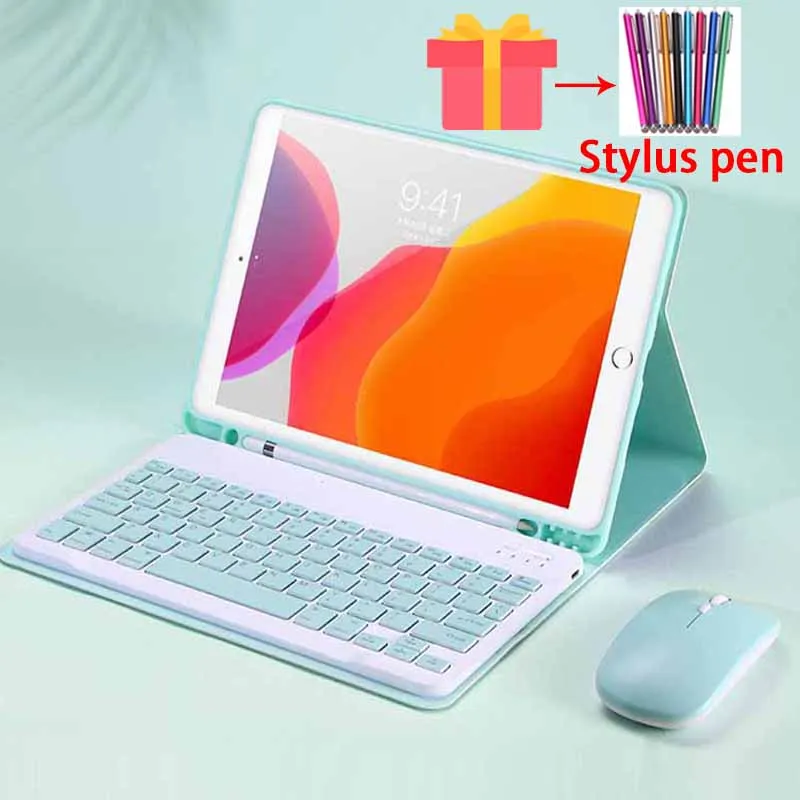 

For iPad 9.7 2017 2018 10.2 2019 2020 10.9 5th 6th 7th 8th Keyboard Mouse Case For iPad Air 1 2 3 4 Pro 9.7 10.5 11 Funda Cover