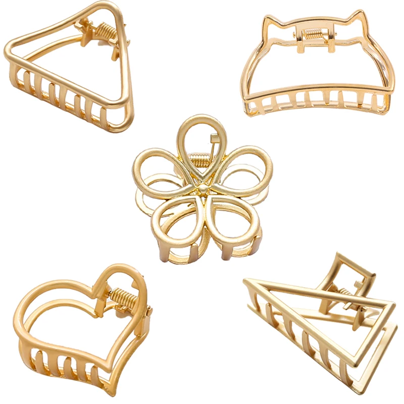 2019 геометрические зажимы для волос женщин и девочек заколки в форме краба