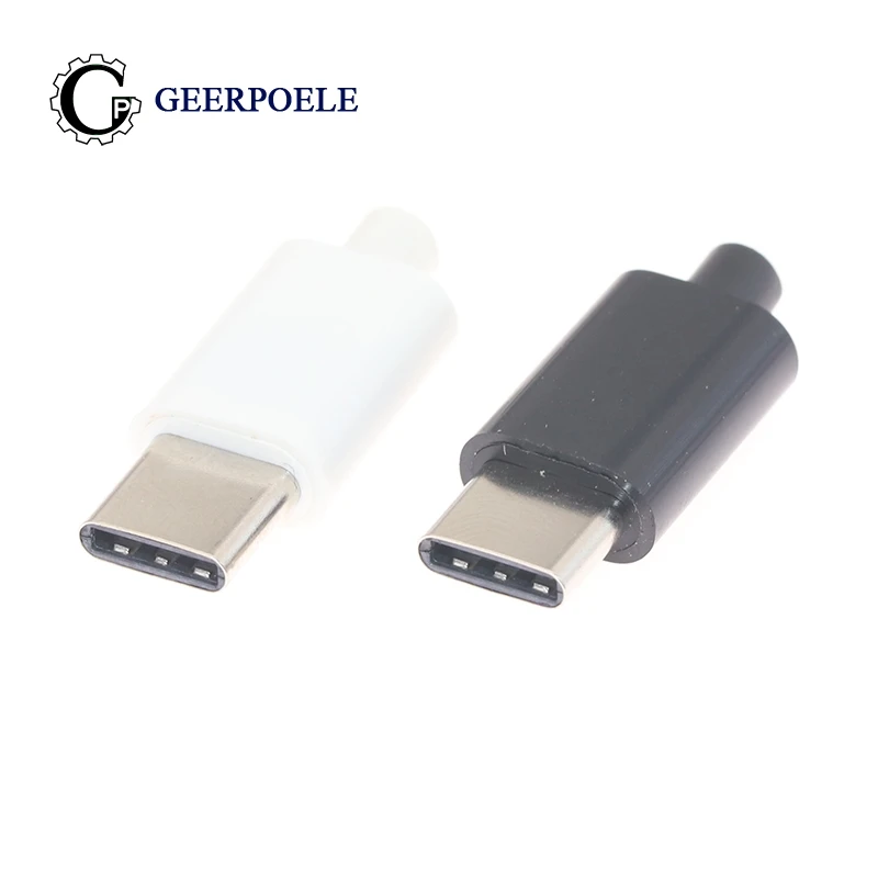 10 шт./лот Type C Mirco USB разъемы штекер задняя вилка электрические клеммы коннектор