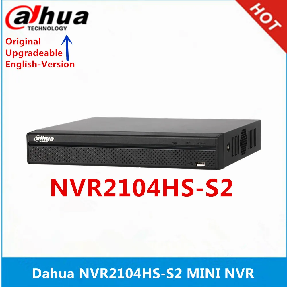 Dahua мини nvr NVR2104HS-S2 4CH 1080P максимальная поддержка 6Mp разрешение сетевой видеорегистратор