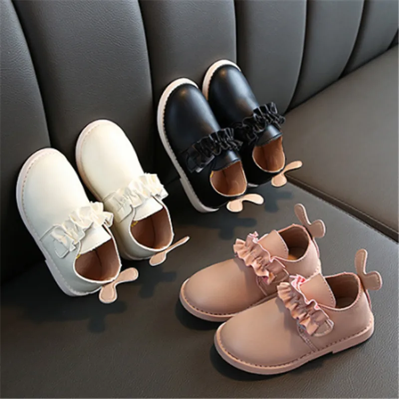 Обувь для девочек; кожаная однотонная школьная обувь для девочек; chaussure fille; мягкая детская обувь для маленьких девочек; размеры 21-30