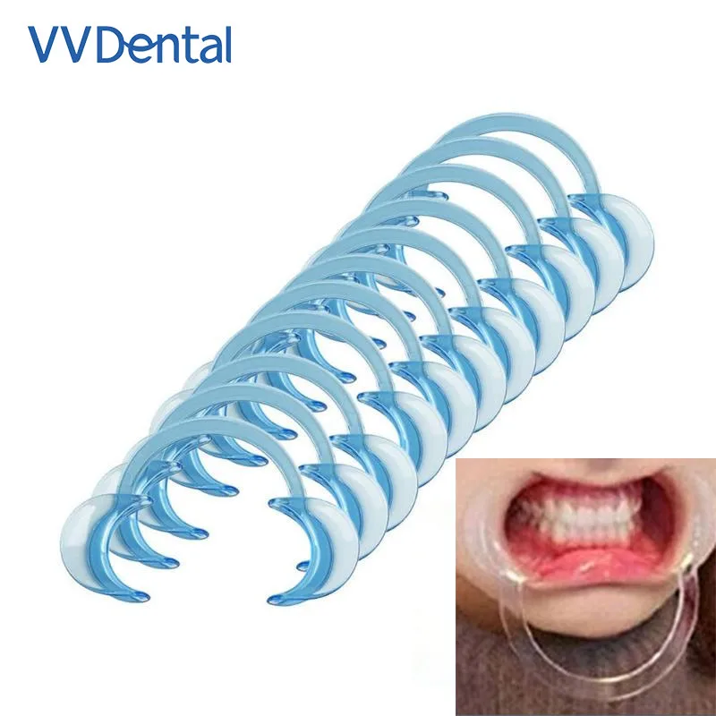 VVDental C-образная щека Ретрактор 5 шт./лот отбеливание зубов Открыватель для рта