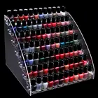 Полка для лака для ногтей, акриловая, 1-7 уровней