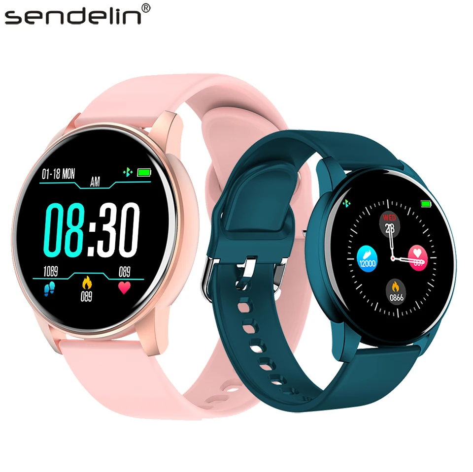 Женские умные часы с трекером активности Круглые Наручные мужской