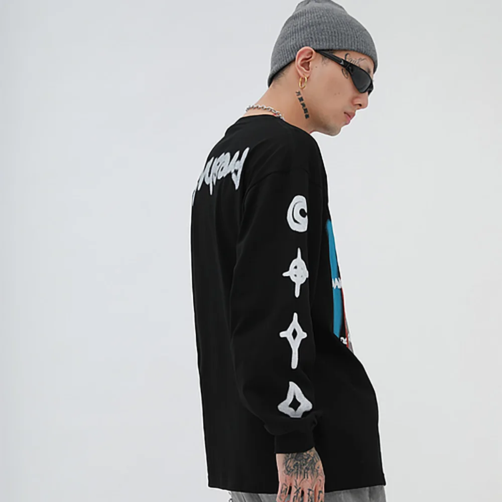 Толстовка мужская с круглым вырезом 2020 хлопок | Мужская одежда