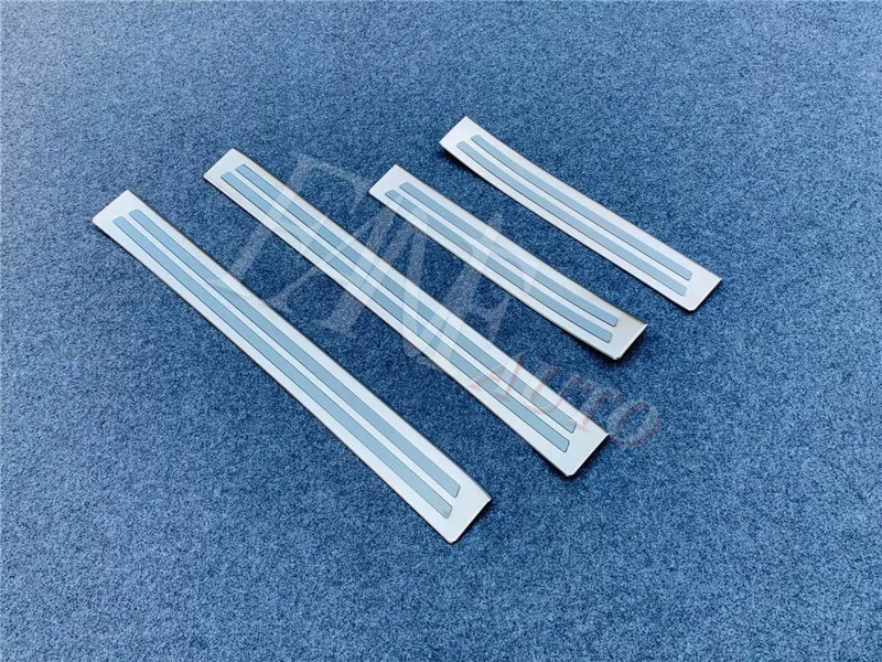 Накладка на порог из нержавеющей стали защитная для Mazda 3 Mazda3 Axela 2020|Буксиры и