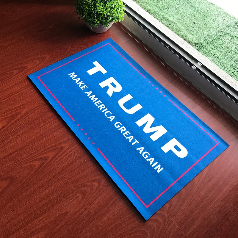 Модный Дверной Коврик С приветственной надписью для передней двери Trump делает