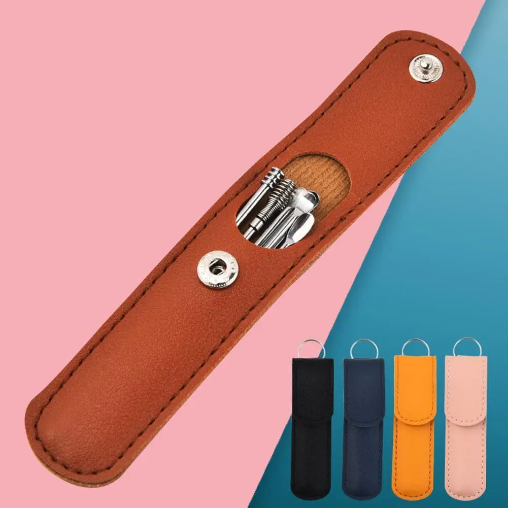 

Набор ушных насадок из нержавеющей стали, двухголовочный спиральный очиститель ушей, набор из 6 предметов