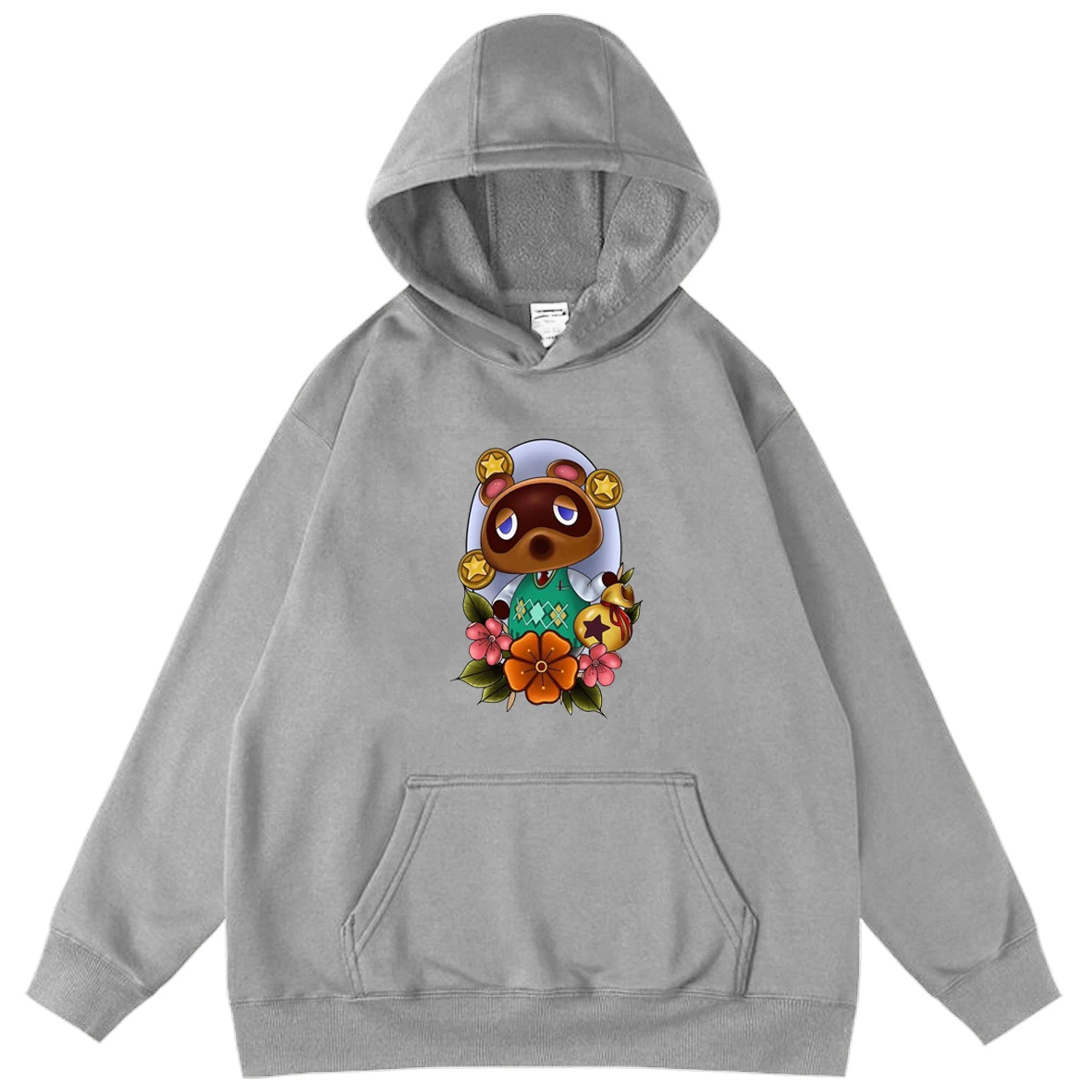 

Animal Crossing Fleece Cute Anime Harajuku Kawaii Kids Girl Hoodies Winter Clothes Sweatshirt Teen Girls Aesthetic Long Sleeve