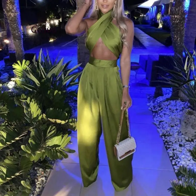 Женский пикантный комплект из двух предметов пляжная одежда однотонный