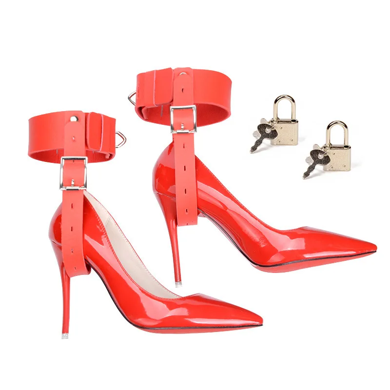 Фиксатор на пятке наручники лодыжке фетиш секс-ограничитель ремень искушение