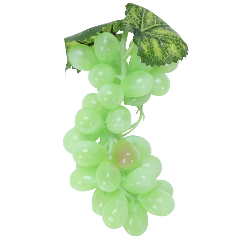 Artificial Plastic Fruit Grapes Cluster Home Office Decoration Green | Дом и сад