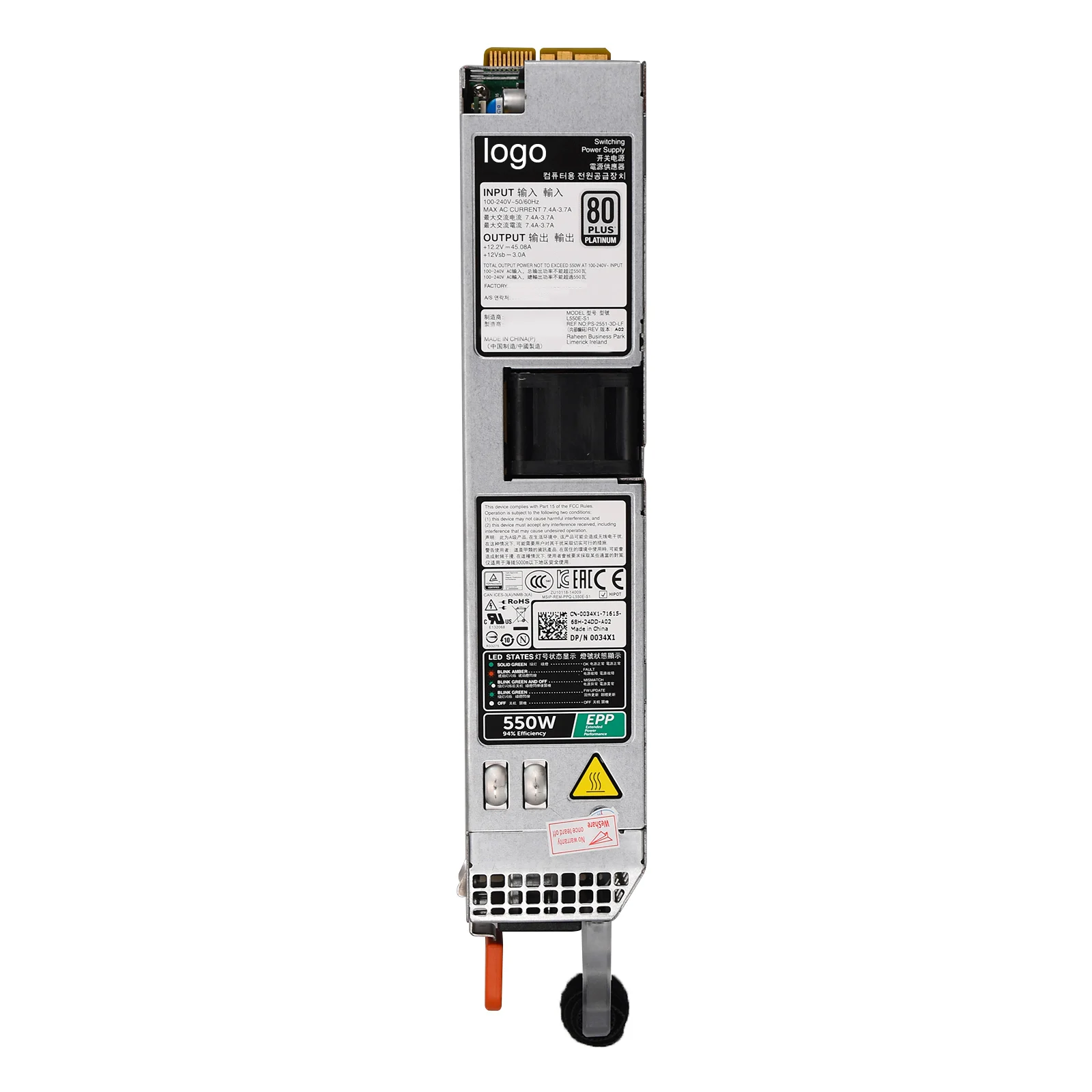 Для Dell R430 R330 DSS1500 550W блок питания D550E S1 X185V|Блоки для компьютеров| |