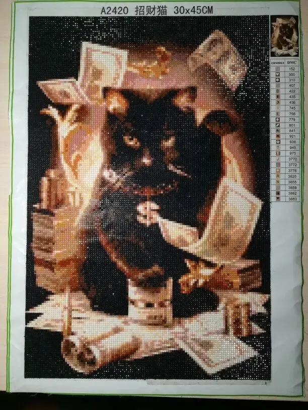 5D DIY алмаз три кошки мозаичная картина вышивки крестом животные квадратная