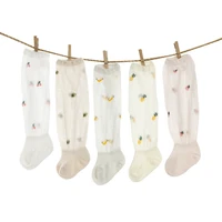 summer thin newborn baby socks mesh cotton knee high baby girls sock toddler fruit baby boys socks casual socks for girls 2020
