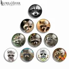 10 мм 12 мм 14 мм 16 мм 20 мм 25 мм 487 Милая смесь енота круглая искусственная фурнитура 18 мм Кнопка амулетный браслет