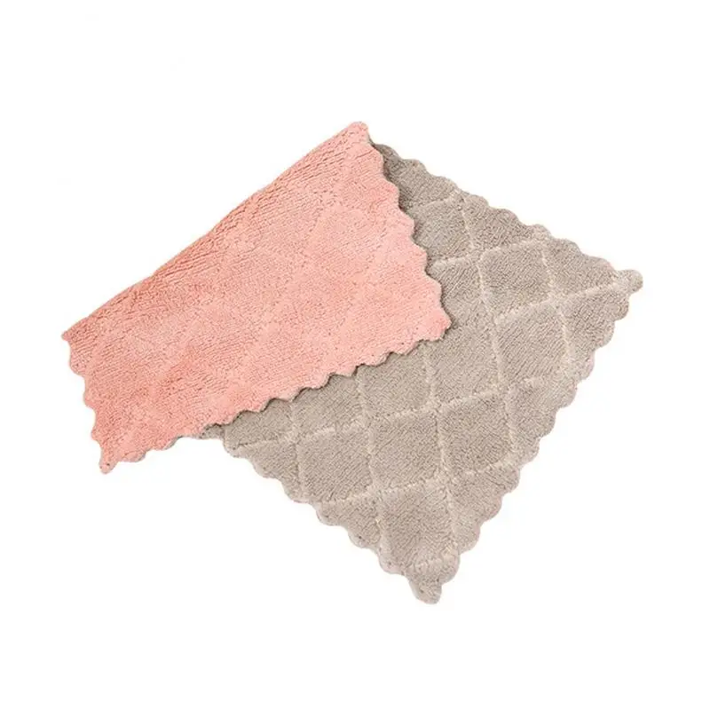 

Water-absorbing Dish Cloth Towel Kitchen Oil-free Lint-free Cleaning Rag Absorbable Glass Kitchen Cleaning Cloth Wipes Table Win