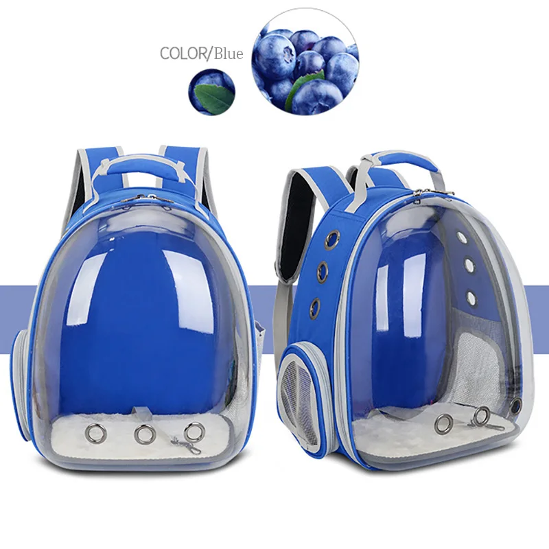 

Cat Bag Breathable Portable Pet Carrier Bag Outdoor Travel Backpack for Cat and Dog Transparent Space Pet Backpack