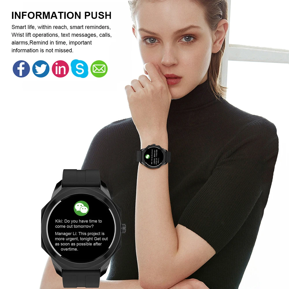 IP68 Waterproof Buletooth Multi Sports Fitness Tracking Smart Watch Heart Rate Long Battery Life For Android/IOS | Электроника