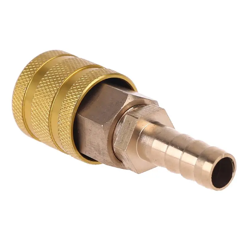 

1/4" NPT Coupler and 8mm Plug Kit Solid Brass Quick Connect Air Fittings Thickened Copper Inflatable joint